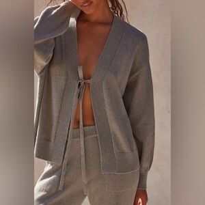 Free People NWOT solar navy sweater set size M